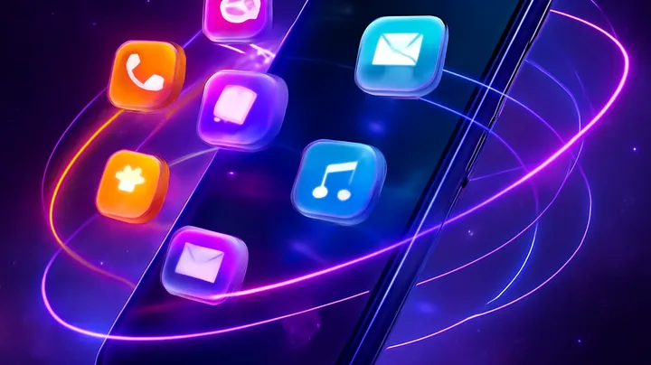 9777BETA COM - Sleek smartphone floating in space 9777BETA COM Sleek smartphone floating in space